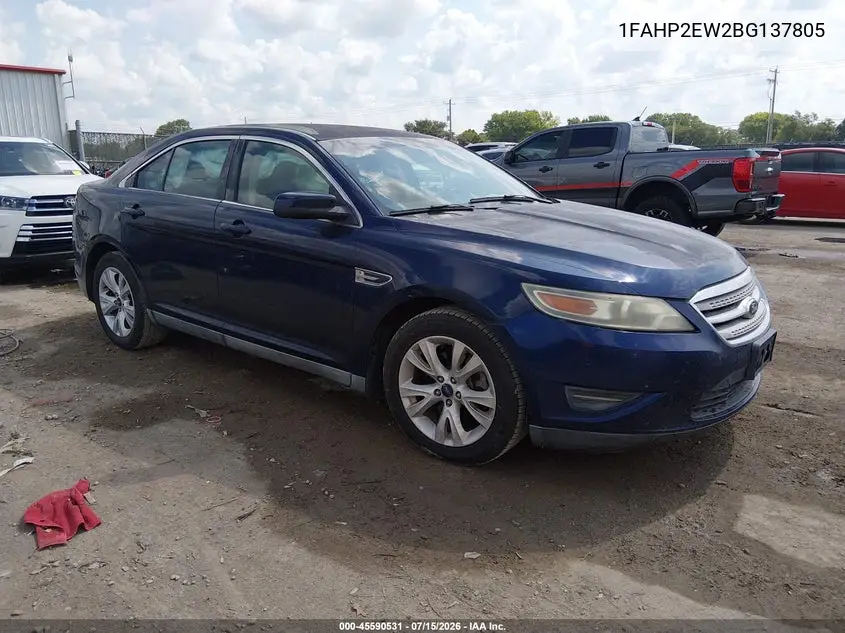 2011 Ford Taurus Sel VIN: 1FAHP2EW2BG137805 Lot: 45590531