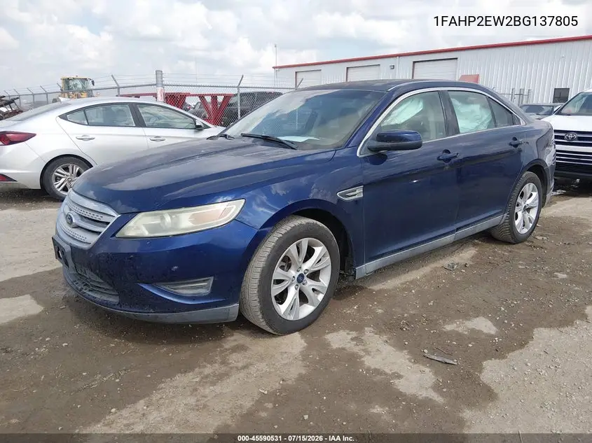 2011 Ford Taurus Sel VIN: 1FAHP2EW2BG137805 Lot: 45590531