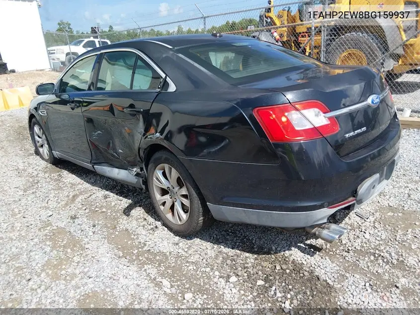 2011 Ford Taurus Sel VIN: 1FAHP2EW8BG159937 Lot: 45592820
