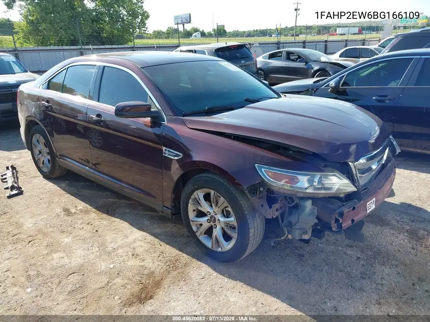 2011 Ford Taurus Sel VIN: 1FAHP2EW6BG166109 Lot: 45620083