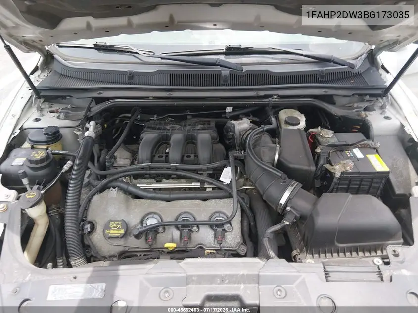 2011 Ford Taurus Se VIN: 1FAHP2DW3BG173035 Lot: 45662463