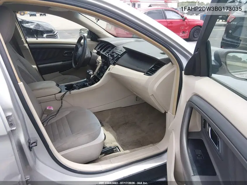 2011 Ford Taurus Se VIN: 1FAHP2DW3BG173035 Lot: 45662463