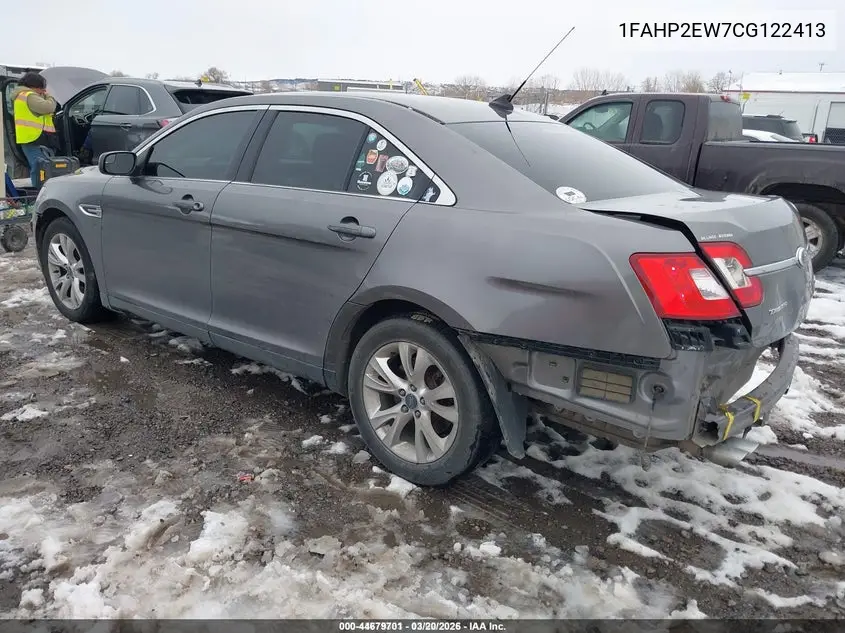 1FAHP2EW7CG122413 2012 Ford Taurus Sel