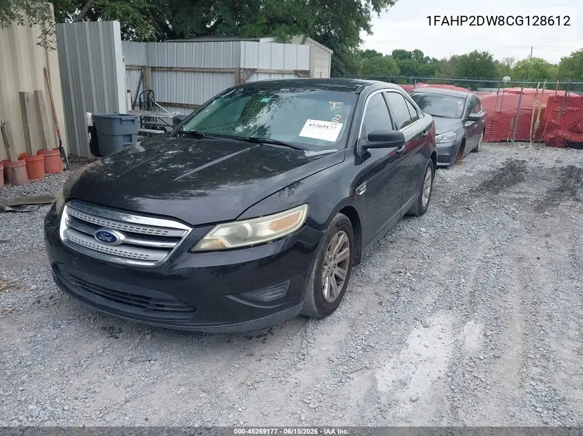 2012 Ford Taurus Se VIN: 1FAHP2DW8CG128612 Lot: 45269177