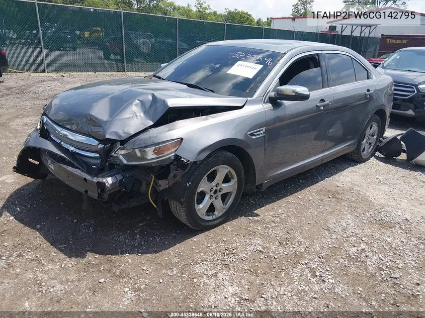2012 Ford Taurus Limited VIN: 1FAHP2FW6CG142795 Lot: 45339546
