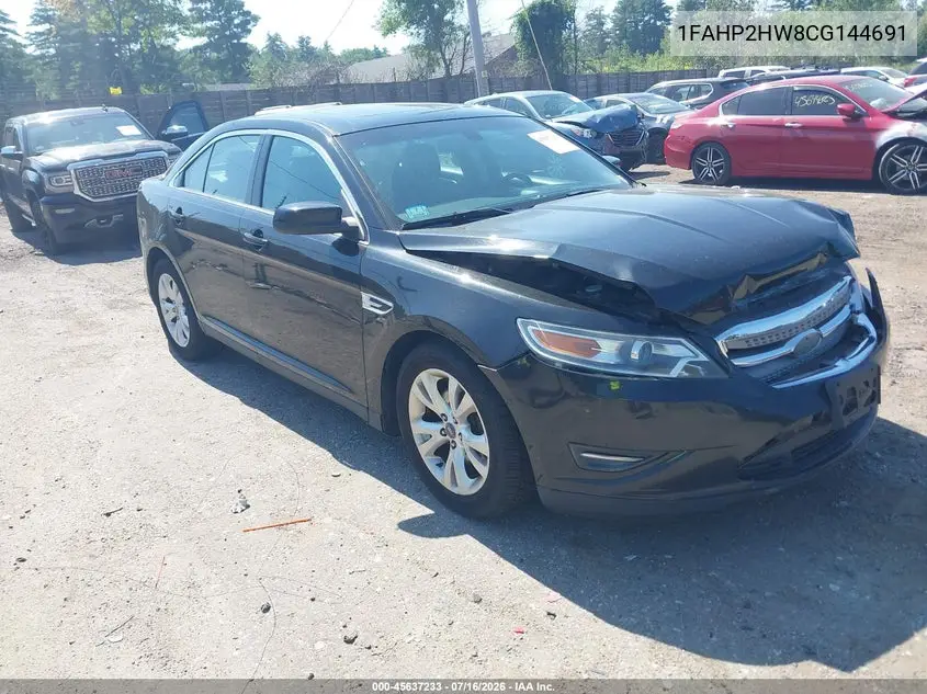 2012 Ford Taurus Sel VIN: 1FAHP2HW8CG144691 Lot: 45637233