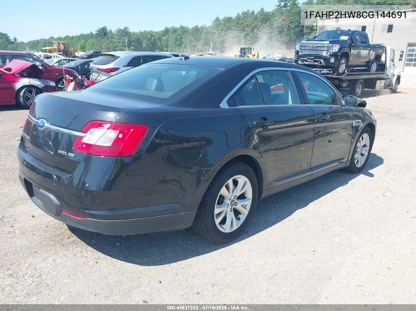 2012 Ford Taurus Sel VIN: 1FAHP2HW8CG144691 Lot: 45637233