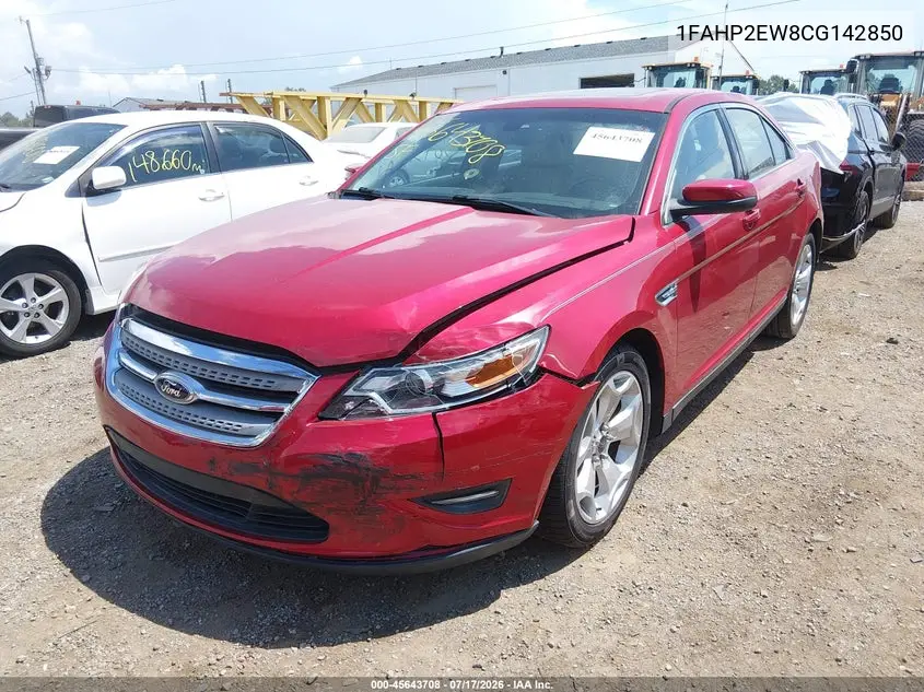 2012 Ford Taurus Sel VIN: 1FAHP2EW8CG142850 Lot: 45643708