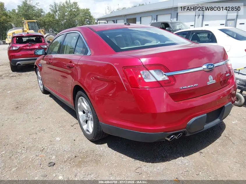 2012 Ford Taurus Sel VIN: 1FAHP2EW8CG142850 Lot: 45643708
