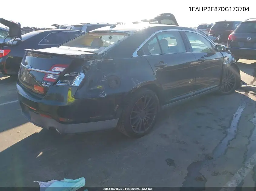 1FAHP2F87DG173704 2013 Ford Taurus Limited