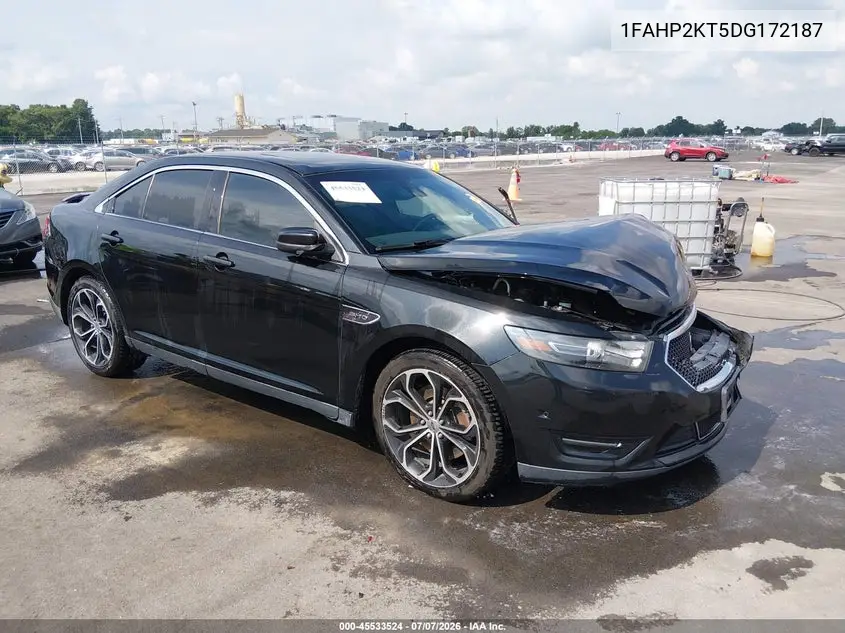 2013 Ford Taurus Sho VIN: 1FAHP2KT5DG172187 Lot: 45533524
