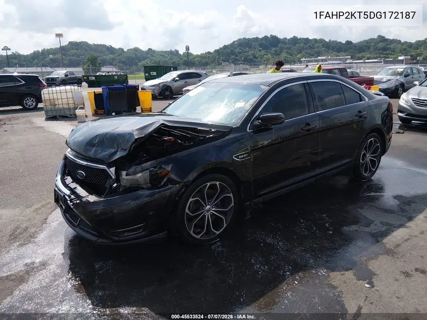 2013 Ford Taurus Sho VIN: 1FAHP2KT5DG172187 Lot: 45533524