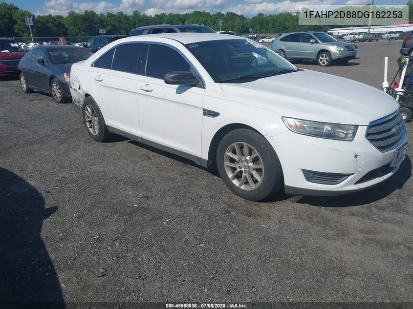 2013 Ford Taurus Se VIN: 1FAHP2D88DG182253 Lot: 45568536