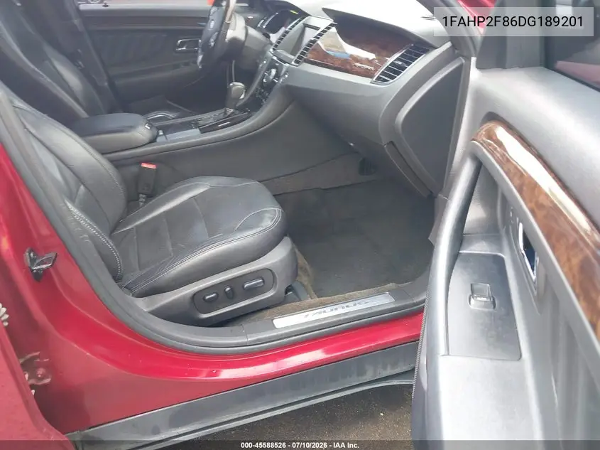 2013 Ford Taurus Limited VIN: 1FAHP2F86DG189201 Lot: 45588526