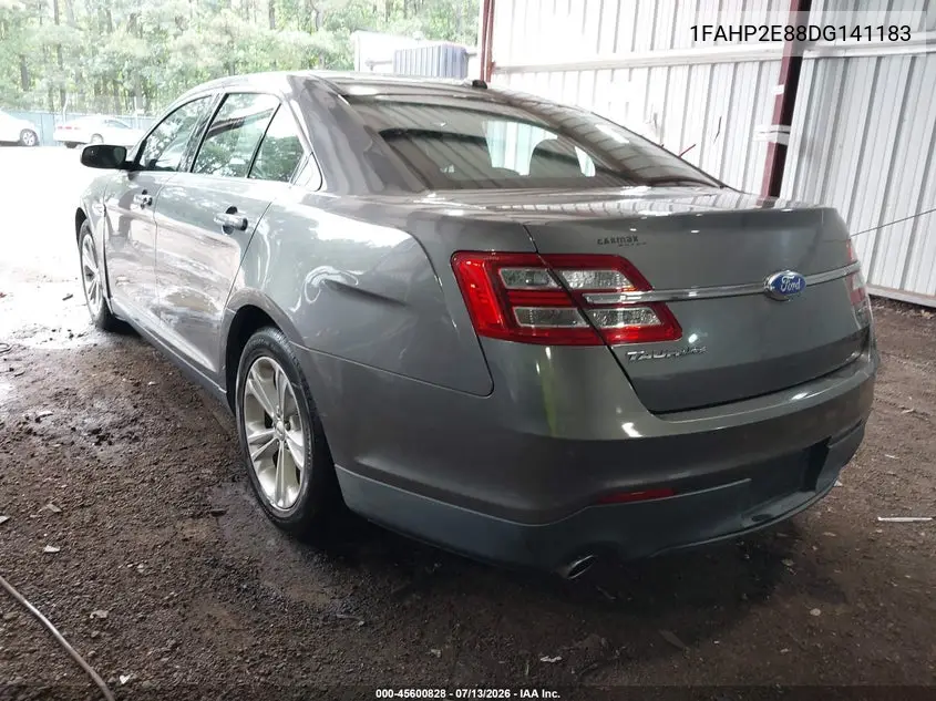 2013 Ford Taurus Sel VIN: 1FAHP2E88DG141183 Lot: 45600828