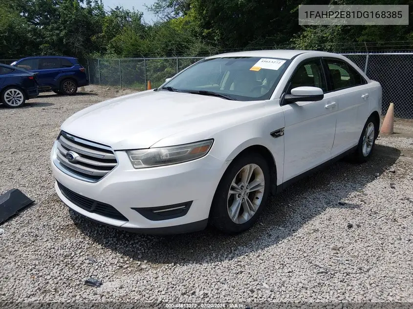 2013 Ford Taurus Sel VIN: 1FAHP2E81DG168385 Lot: 45613272