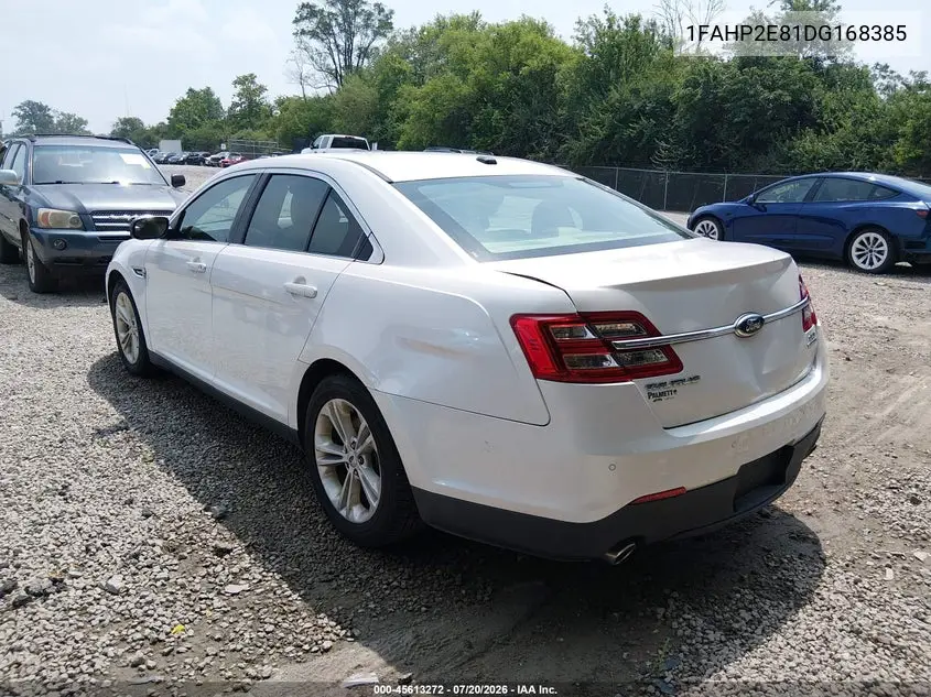 2013 Ford Taurus Sel VIN: 1FAHP2E81DG168385 Lot: 45613272