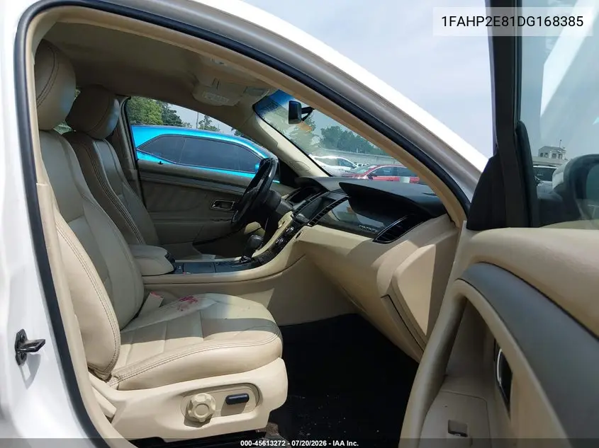 2013 Ford Taurus Sel VIN: 1FAHP2E81DG168385 Lot: 45613272