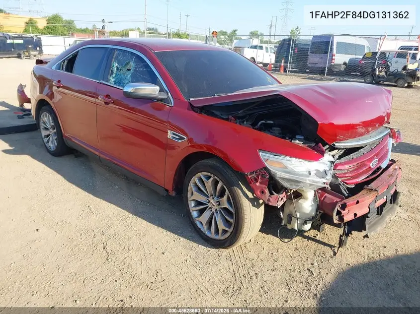 2013 Ford Taurus Limited VIN: 1FAHP2F84DG131362 Lot: 45628663