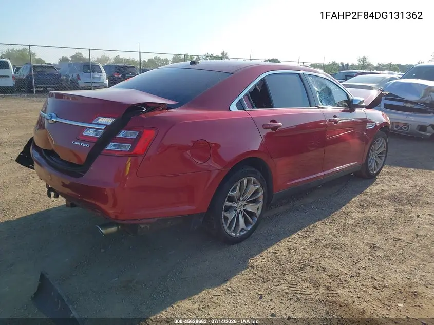 2013 Ford Taurus Limited VIN: 1FAHP2F84DG131362 Lot: 45628663