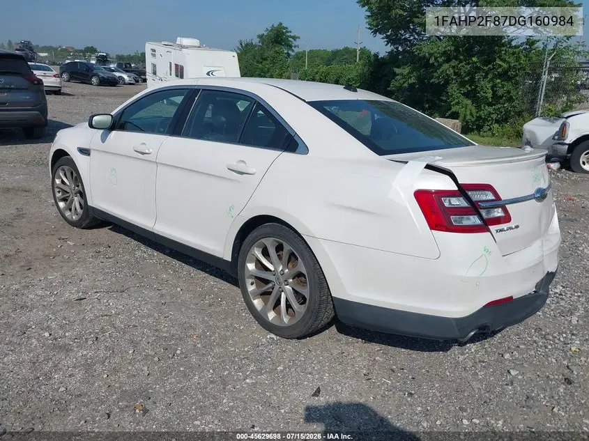 2013 Ford Taurus Limited VIN: 1FAHP2F87DG160984 Lot: 45629698