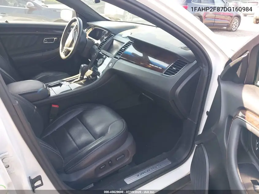 2013 Ford Taurus Limited VIN: 1FAHP2F87DG160984 Lot: 45629698