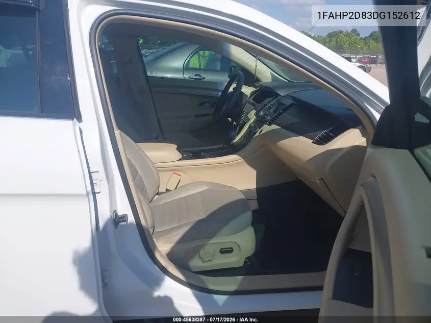 2013 Ford Taurus Se VIN: 1FAHP2D83DG152612 Lot: 45638387