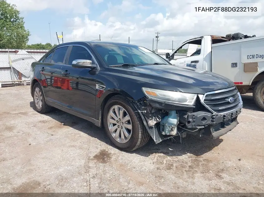 2013 Ford Taurus Limited VIN: 1FAHP2F88DG232193 Lot: 45645715