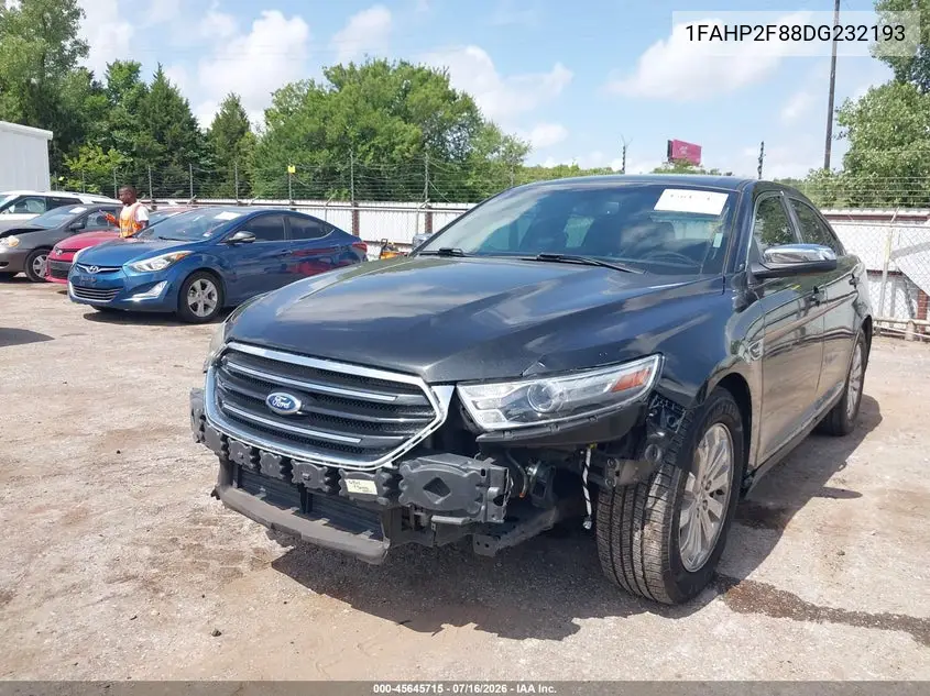 2013 Ford Taurus Limited VIN: 1FAHP2F88DG232193 Lot: 45645715