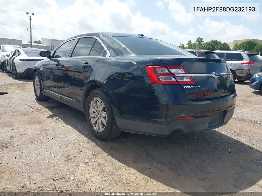 2013 Ford Taurus Limited VIN: 1FAHP2F88DG232193 Lot: 45645715