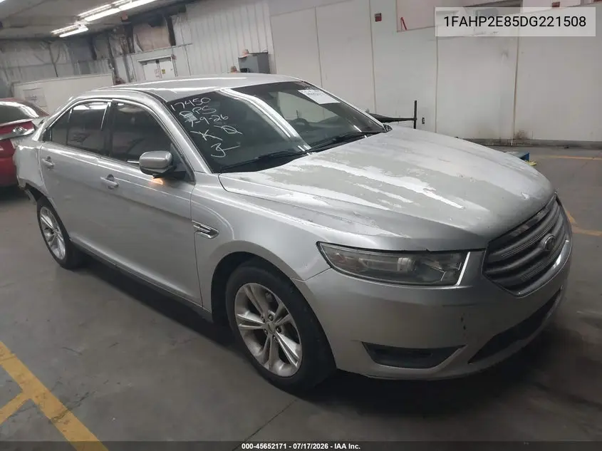 2013 Ford Taurus Sel VIN: 1FAHP2E85DG221508 Lot: 45652171