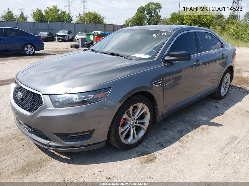 2013 Ford Taurus Sho VIN: 1FAHP2KT2DG114523 Lot: 45688734