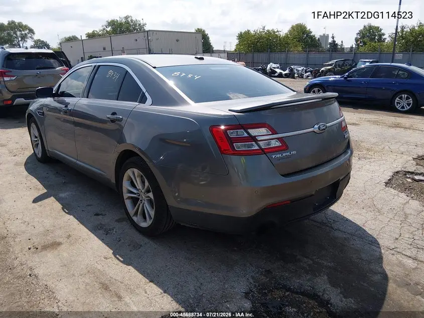 2013 Ford Taurus Sho VIN: 1FAHP2KT2DG114523 Lot: 45688734