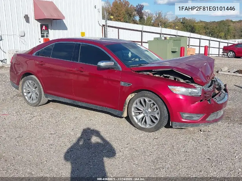 1FAHP2F81EG101446 2014 Ford Taurus Limited