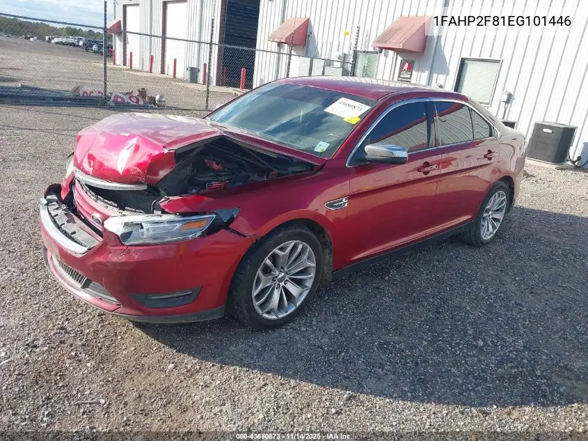 1FAHP2F81EG101446 2014 Ford Taurus Limited