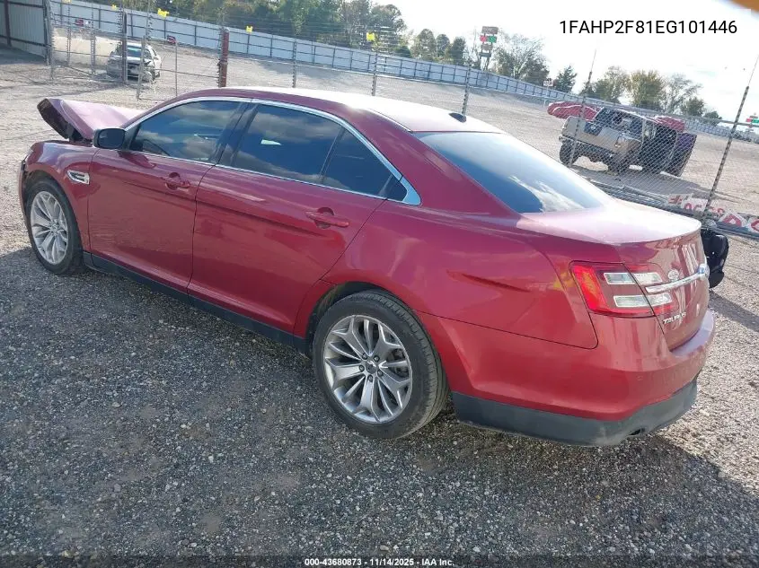1FAHP2F81EG101446 2014 Ford Taurus Limited