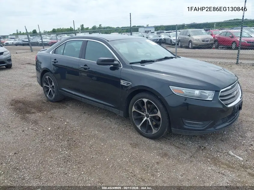 2014 Ford Taurus Sel VIN: 1FAHP2E86EG130846 Lot: 45249909