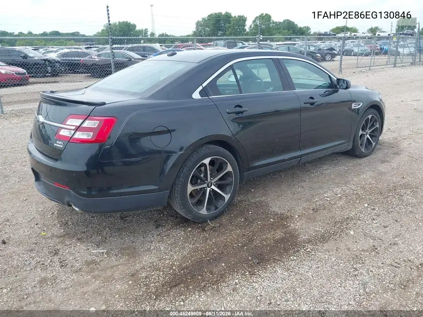 2014 Ford Taurus Sel VIN: 1FAHP2E86EG130846 Lot: 45249909