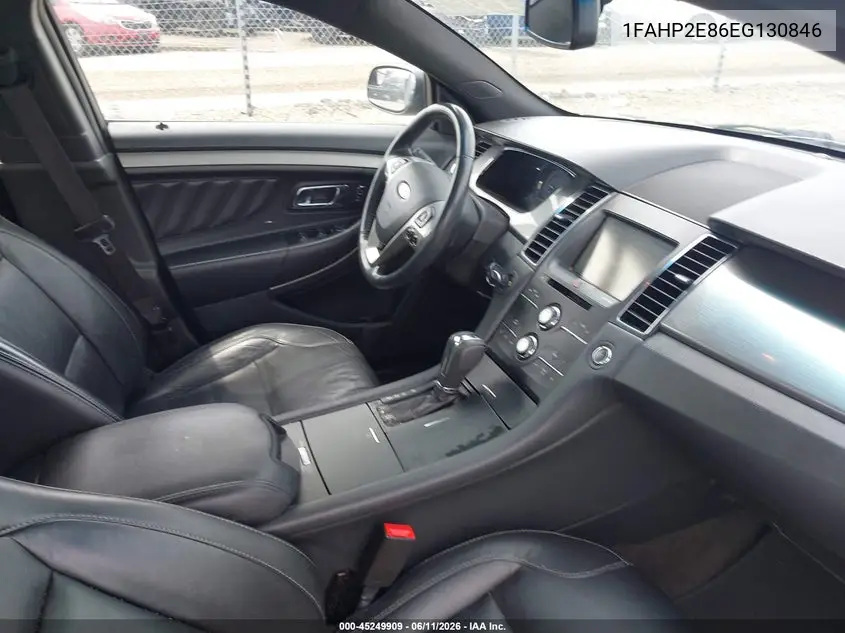 2014 Ford Taurus Sel VIN: 1FAHP2E86EG130846 Lot: 45249909