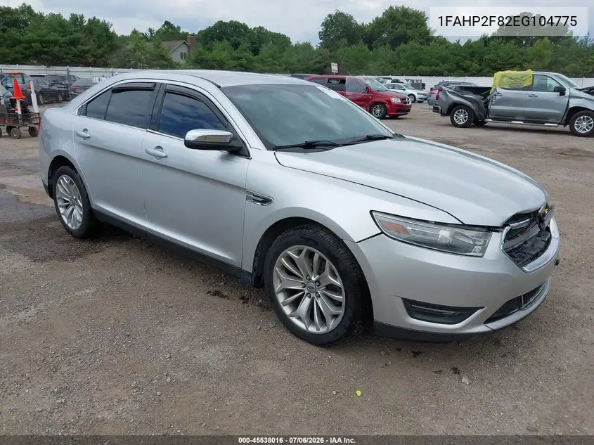 2014 Ford Taurus Limited VIN: 1FAHP2F82EG104775 Lot: 45538016