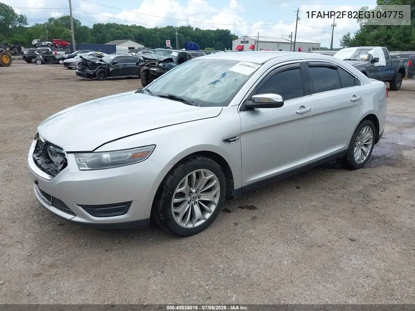 2014 Ford Taurus Limited VIN: 1FAHP2F82EG104775 Lot: 45538016