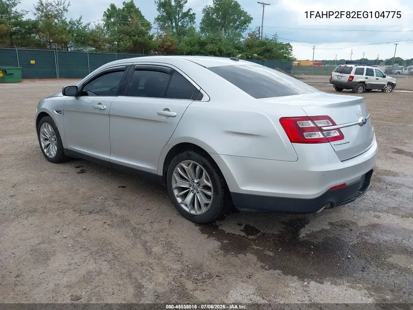 2014 Ford Taurus Limited VIN: 1FAHP2F82EG104775 Lot: 45538016