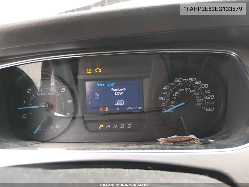 2014 Ford Taurus Sel VIN: 1FAHP2E82EG133579 Lot: 45576372