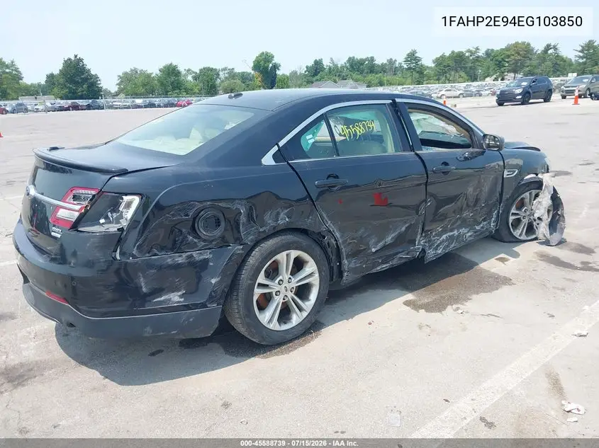2014 Ford Taurus Sel VIN: 1FAHP2E94EG103850 Lot: 45588739