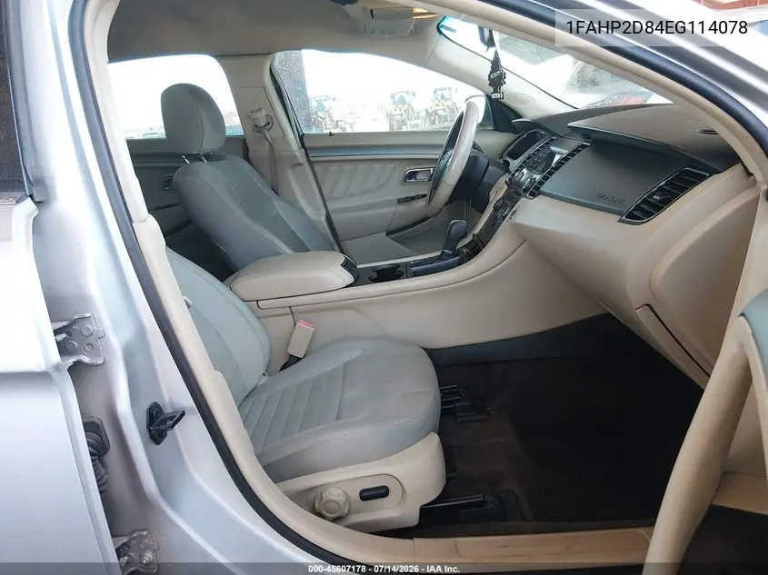 2014 Ford Taurus Se VIN: 1FAHP2D84EG114078 Lot: 45607178