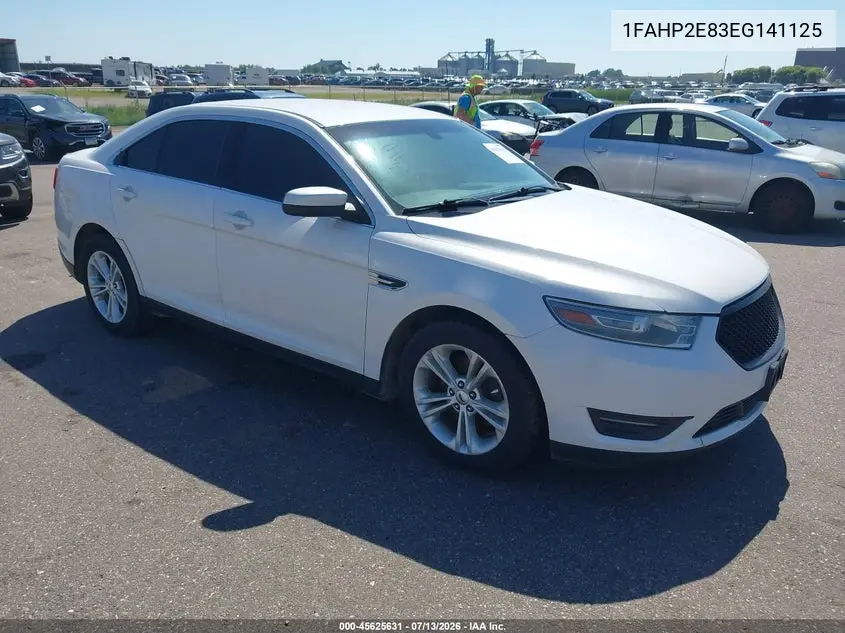 2014 Ford Taurus Sel VIN: 1FAHP2E83EG141125 Lot: 45625631