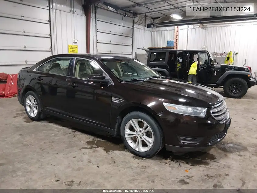 2014 Ford Taurus Sel VIN: 1FAHP2E8XEG153224 Lot: 45628809