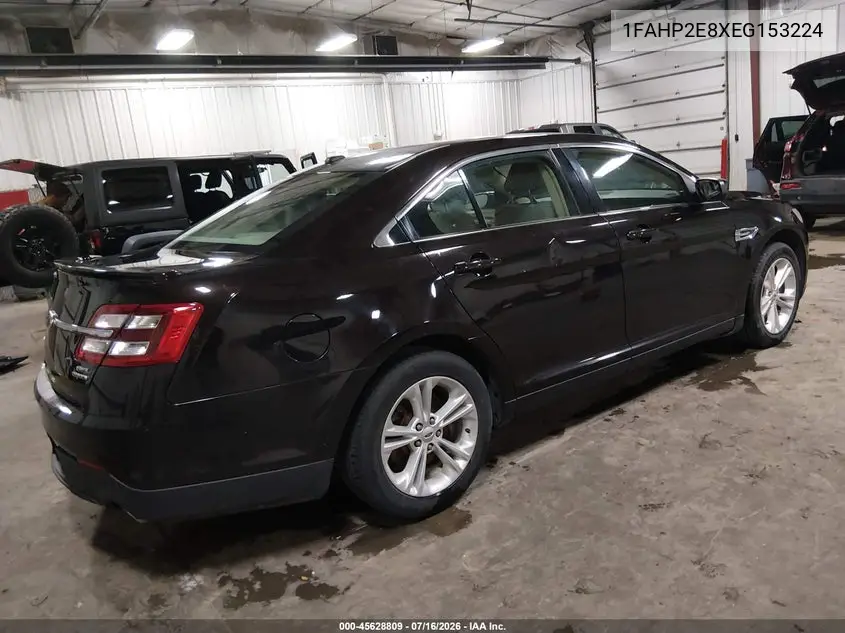 2014 Ford Taurus Sel VIN: 1FAHP2E8XEG153224 Lot: 45628809