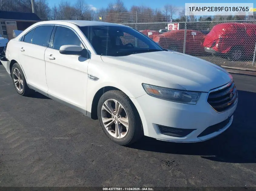 1FAHP2E89FG186765 2015 Ford Taurus Sel
