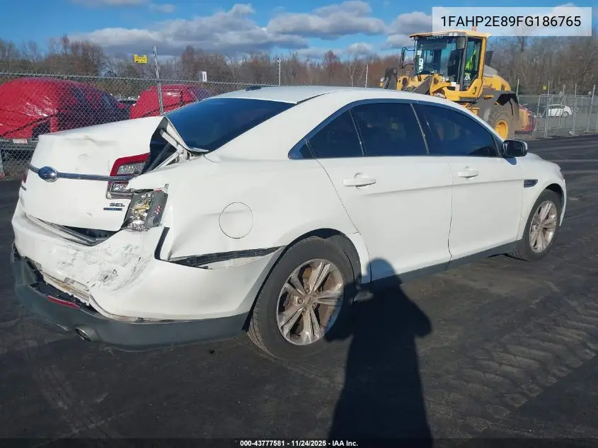 1FAHP2E89FG186765 2015 Ford Taurus Sel